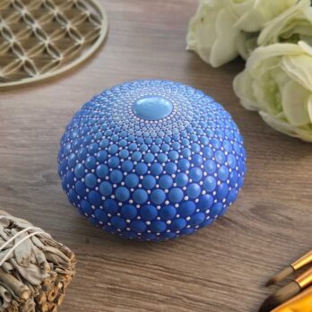 Souffle d'Azur • Galet Fibonacci